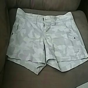 Grey camo shorts